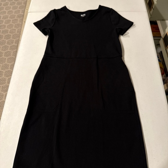 Duluth Trading Company Stretchy Black Casual Dress Size extra small - Picture 3 of 12